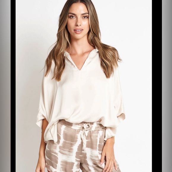 Sofia Maria Silk Top One Size - Picture 4 of 7